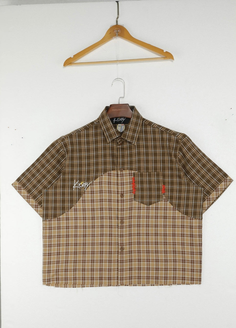 Krispy "Cross Stitch" Button Up