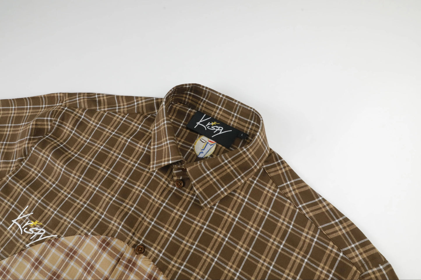 Krispy "Cross Stitch" Button Up