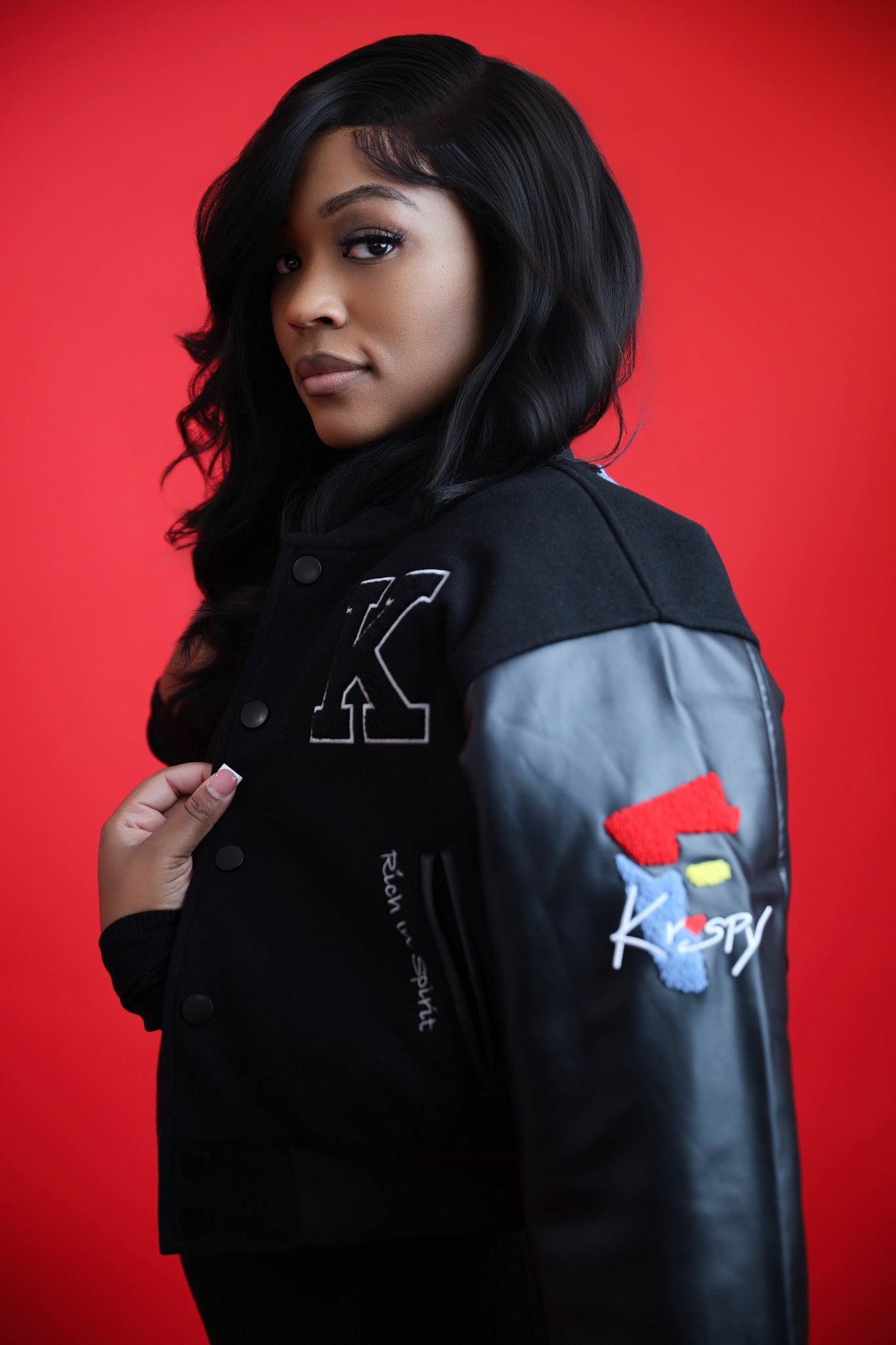 Krispy Women's Letterman Jacket
