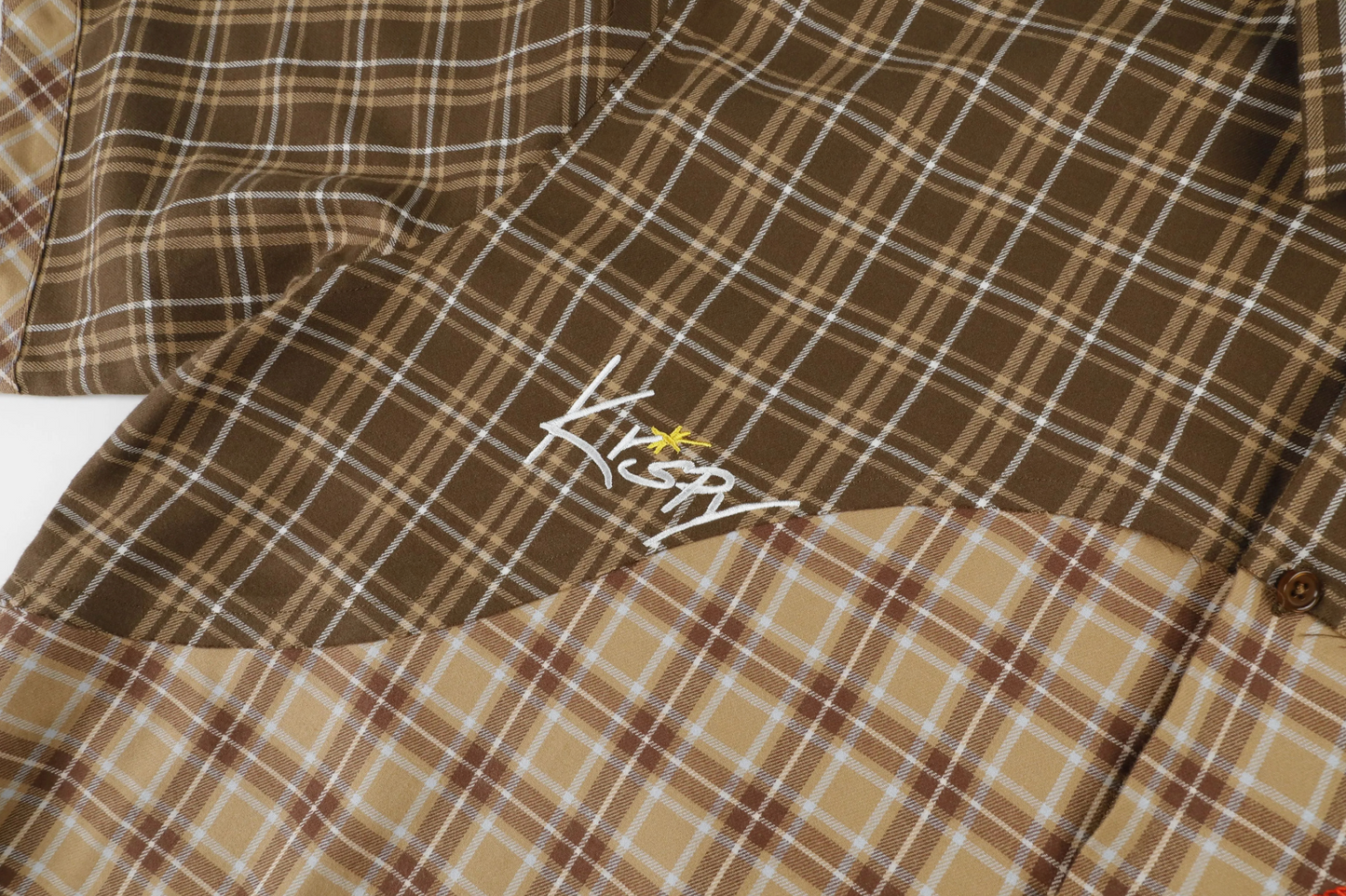 Krispy "Cross Stitch" Button Up